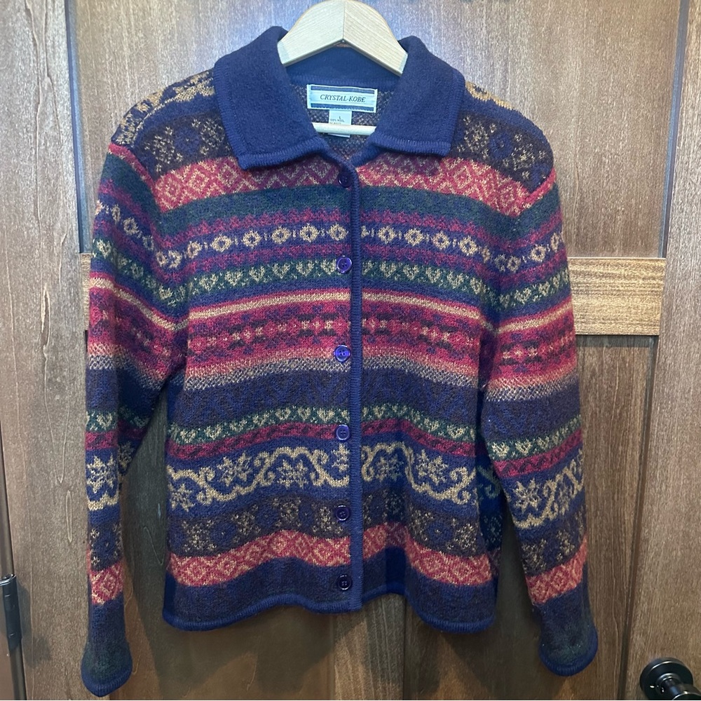 Crystal-Kobe 100% Wool Sweater